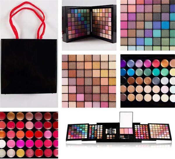 FMURY 177 Color Eye Shadow Palette Cosmetics Set Lip Gloss Concealer Primary Cosmetics - Image 5