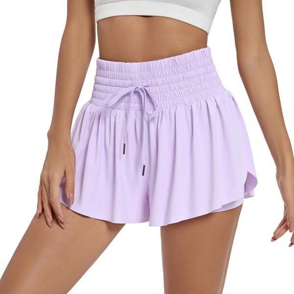 Blaosn Flowy Athletic Shorts for Women Workout Running Gym Yoga High Waist Skort Sweat Skirt Cute Clothes Summer Outfits - Image 6