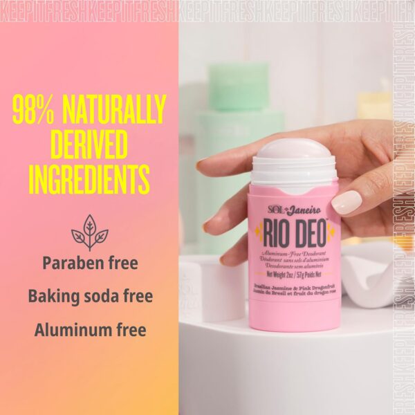 Sol de Janeiro Rio Deo Refillable Aluminum Free Deodorant | Scent:Cheirosa '68 - Image 4